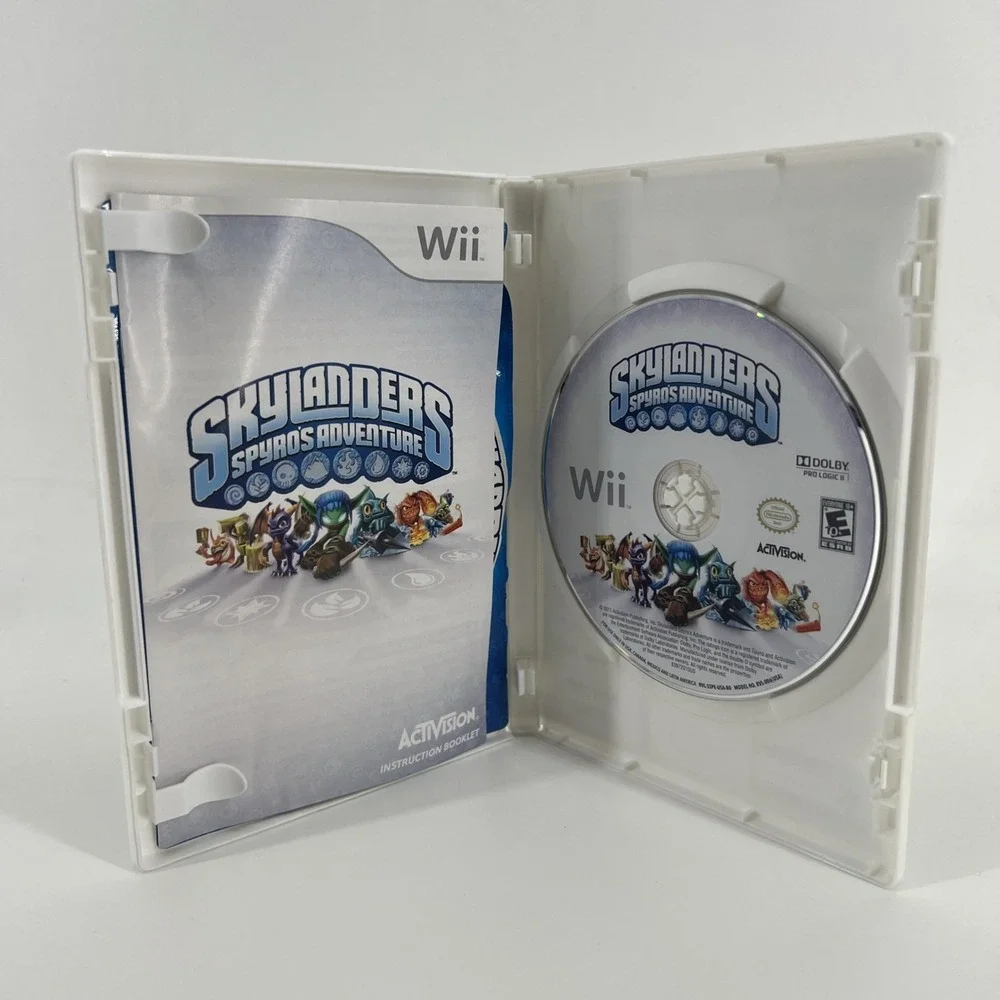 Skylanders: Spyro's Adventure (Nintendo Wii) Case & Disc TESTED